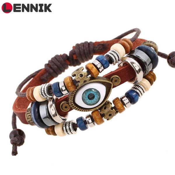 charm bracelets lennik multilayer leather bracelet fish eye charms for men women vintage boho jewelry bangles punk wrap wristband c48, Golden;silver
charm bracelets lennik multilayer leather bracelet fish eye charms for men women vintage boho jewelry bangles punk wrap wristband c48, Golden;silver