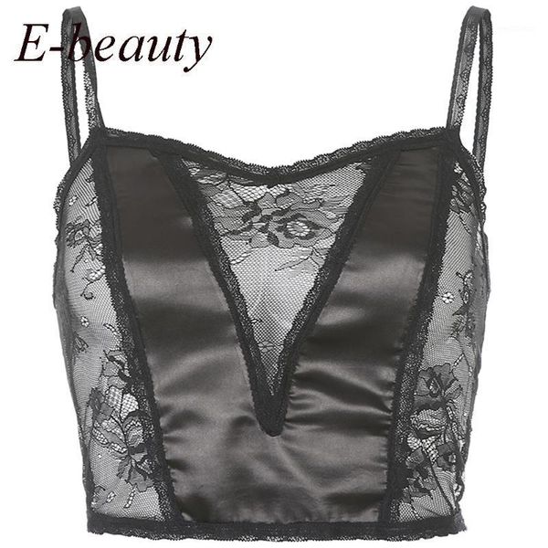 black mall goth y2k crop women dark academia aesthetic vintage 90s streetwear v neck lace patchwork e girl cami 1, White
black mall goth y2k crop women dark academia aesthetic vintage 90s streetwear v neck lace patchwork e girl cami 1, White