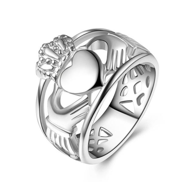 cluster rings krada ring two hands loving crown stainless steel wedding, Golden;silver
cluster rings krada ring two hands loving crown stainless steel wedding, Golden;silver