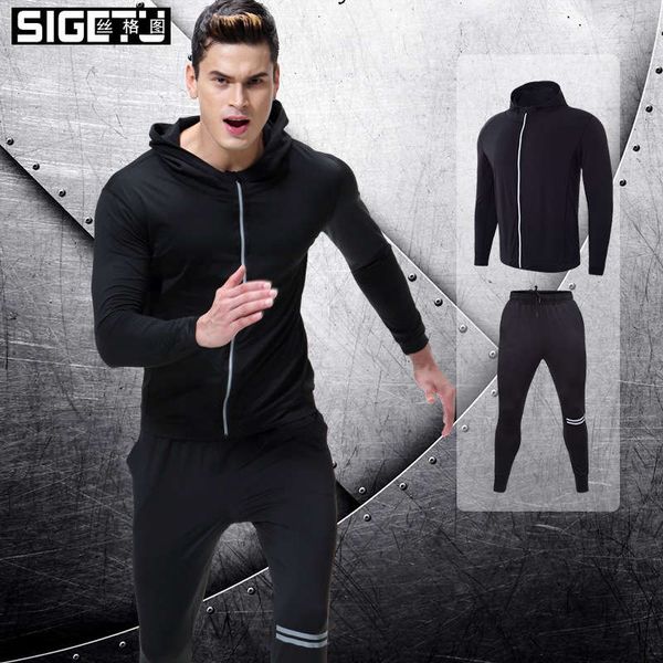 jacket zipper long sleeve sportswear black fitness training casual running suit men, Gray
jacket zipper long sleeve sportswear black fitness training casual running suit men, Gray