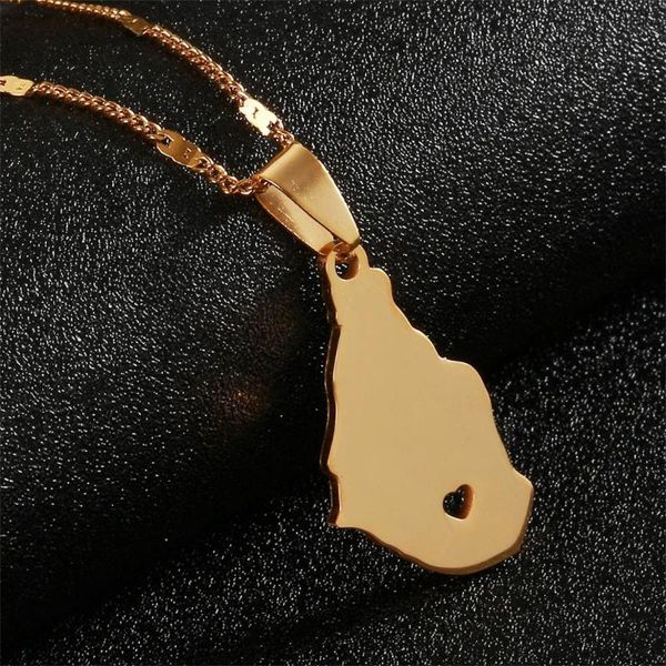 stainless steel montserrat island map pendant necklaces for women girls gold color jewelry, Silver
stainless steel montserrat island map pendant necklaces for women girls gold color jewelry, Silver