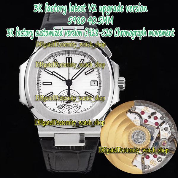 eternity 3kf v2 upgrade version ch28-520c chronograph automatic white dial brushed steel case 5980 mens watch leather strap sport watches p, Slivery;brown
eternity 3kf v2 upgrade version ch28-520c chronograph automatic white dial brushed steel case 5980 mens watch leather strap sport watches p, Slivery;brown