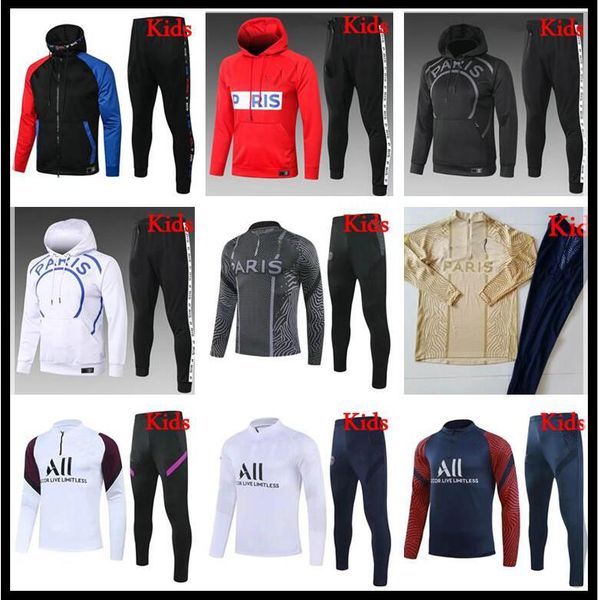 2020 2021 paris kids survetement jacket training suit soccer tracksuits hoodie 20 21 france mbappe children football tracksuit set, Black
2020 2021 paris kids survetement jacket training suit soccer tracksuits hoodie 20 21 france mbappe children football tracksuit set, Black