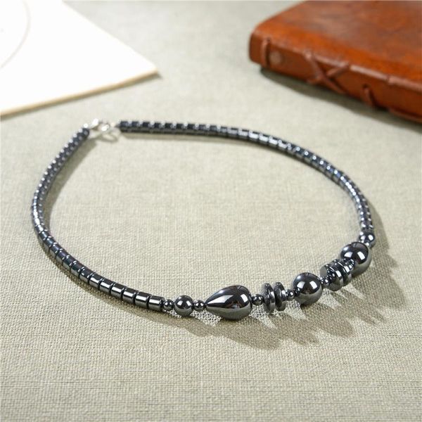 chains black vintage hematite natural stone beads healing therapy healthy necklace jewelry pendant chain for women 18inch y960, Silver
chains black vintage hematite natural stone beads healing therapy healthy necklace jewelry pendant chain for women 18inch y960, Silver