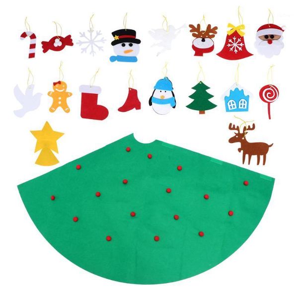 1 set felt tree with 18pcs ornament durable soft fun lovely xmas tree christmas1
1 set felt tree with 18pcs ornament durable soft fun lovely xmas tree christmas1