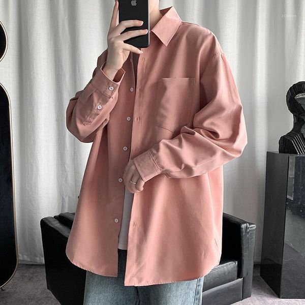 men's casual shirts 2021 men's fashion trend clothes loose coats long sleeves shirt camisa social masculina streetwear size -5xl1, White;black
men's casual shirts 2021 men's fashion trend clothes loose coats long sleeves shirt camisa social masculina streetwear size -5xl1, White;black
