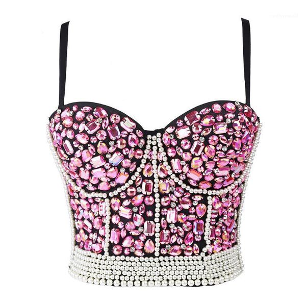 women's tanks & camis women pink pearl beaded rave festival crop party club clothes1, White
women's tanks & camis women pink pearl beaded rave festival crop party club clothes1, White