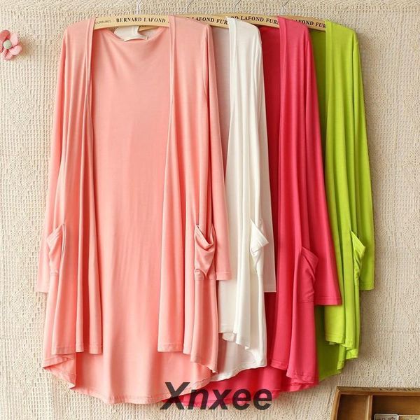 open stitch long sleeve modal solid color cape shawl jacket summer spring women basic coats leisure sunscreen overcoat xnxee, Black;brown
open stitch long sleeve modal solid color cape shawl jacket summer spring women basic coats leisure sunscreen overcoat xnxee, Black;brown