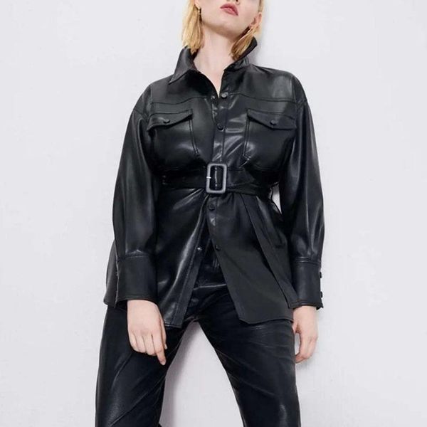 women's leather & faux velvet women autumn winter fashion stitching high waist solid color large size jacket jk303, Black
women's leather & faux velvet women autumn winter fashion stitching high waist solid color large size jacket jk303, Black