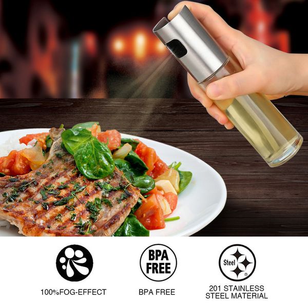 kitchen oil sprayer pot stainless steel olive spray pump fine cooking roast bake bottle tools for pasta 17.5*4cm
kitchen oil sprayer pot stainless steel olive spray pump fine cooking roast bake bottle tools for pasta 17.5*4cm