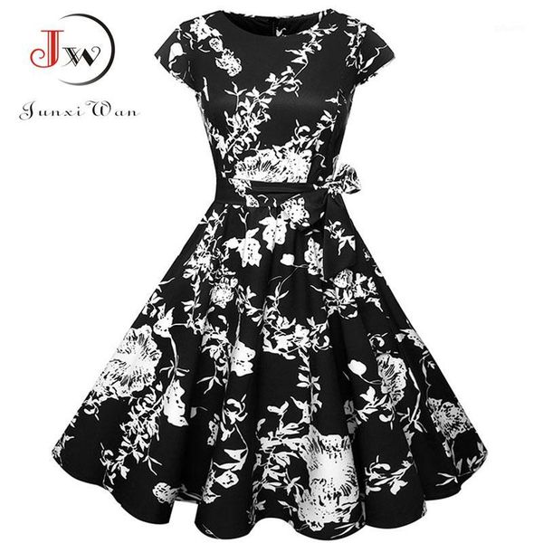 plus size women summer dresses vintage 50s 60s robe retro pin up swing floral polka dot rockabilly dress elegant party dress1, Black;gray
plus size women summer dresses vintage 50s 60s robe retro pin up swing floral polka dot rockabilly dress elegant party dress1, Black;gray