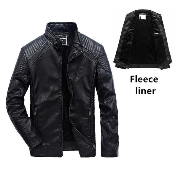leather jacket men coats 5xl brand pu outerwear men business winter motorcycle faux fur male jacket fleece1, Black
leather jacket men coats 5xl brand pu outerwear men business winter motorcycle faux fur male jacket fleece1, Black