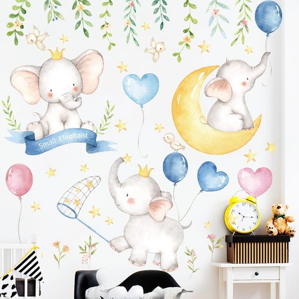 cartoon small elephant moon stars stickers bedroom kids baby room background decor removable wall decals art murals q1215
cartoon small elephant moon stars stickers bedroom kids baby room background decor removable wall decals art murals q1215