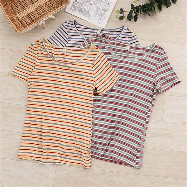 casual striped women t shirt o neck short sleeve summer lady tees m30243 drop shipping good quality, White
casual striped women t shirt o neck short sleeve summer lady tees m30243 drop shipping good quality, White