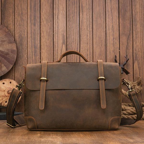 crazy horse leather 15.6" lapcomputer bag original cowhide mens briefcase cow leather shoulder messenger bags
crazy horse leather 15.6" lapcomputer bag original cowhide mens briefcase cow leather shoulder messenger bags