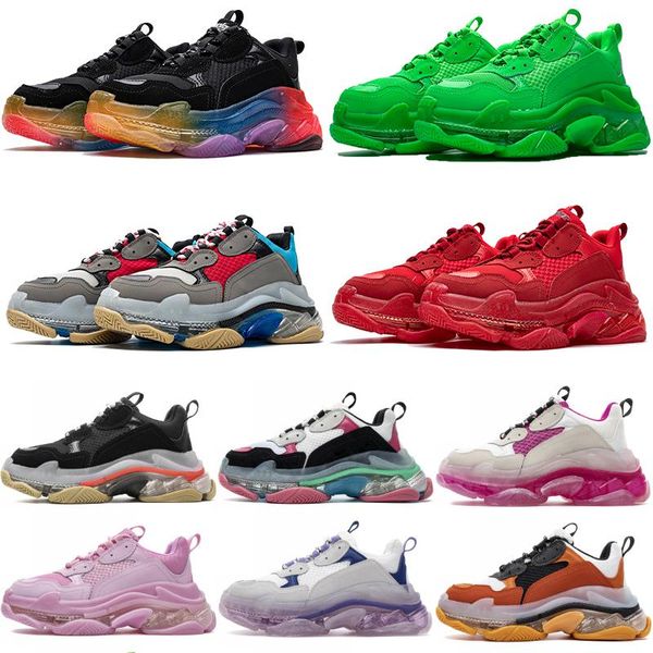 new clear sole triple s fashion casual shoes crystal bottom triple red neon green yellow dad shoes pairs 17fw lace-up men women sneakers
new clear sole triple s fashion casual shoes crystal bottom triple red neon green yellow dad shoes pairs 17fw lace-up men women sneakers
