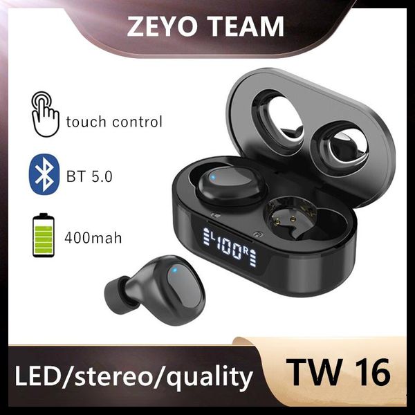 tw16 tws headphones bluetooth v5.0 3d stereo sports wireless earphones with dual microphone, auto connect,waterproof,earbuds
tw16 tws headphones bluetooth v5.0 3d stereo sports wireless earphones with dual microphone, auto connect,waterproof,earbuds