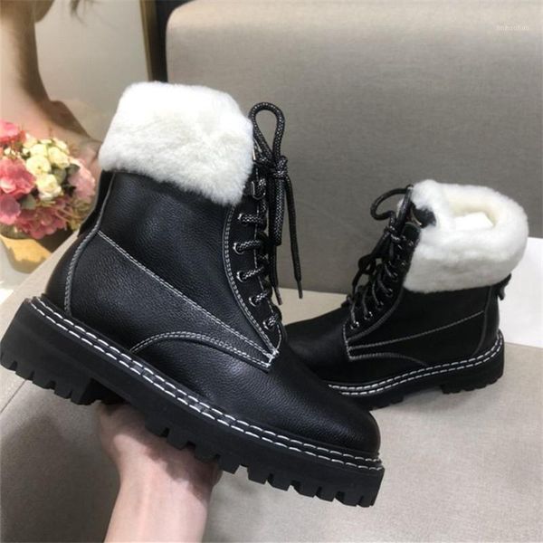 boots black genuine leather women ankle winter warm fur plush snow thick sole botas mujer retro flat shoes woman1
boots black genuine leather women ankle winter warm fur plush snow thick sole botas mujer retro flat shoes woman1