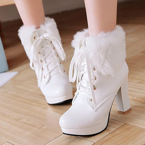 boots aiweiyi woman warm fur ankle snow female winter black booties lace up plush shoes botas mujer
boots aiweiyi woman warm fur ankle snow female winter black booties lace up plush shoes botas mujer
