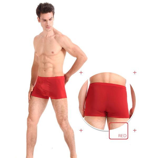 men's ice silk seamless breathable boxershorts under mens high stretch underwear boxers, Black;white
men's ice silk seamless breathable boxershorts under mens high stretch underwear boxers, Black;white