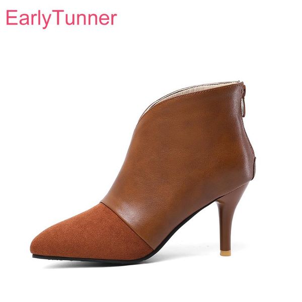 boots winter brand glamour brown apricot women ankle dress high heels lady shoes ea098 plus big small size 10 30 43 48, Black
boots winter brand glamour brown apricot women ankle dress high heels lady shoes ea098 plus big small size 10 30 43 48, Black