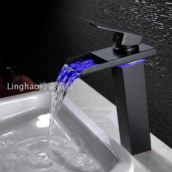 copper cold waterfall faucet led temperature wash basin wash basin dragon tricolor led faucet temperature control
copper cold waterfall faucet led temperature wash basin wash basin dragon tricolor led faucet temperature control