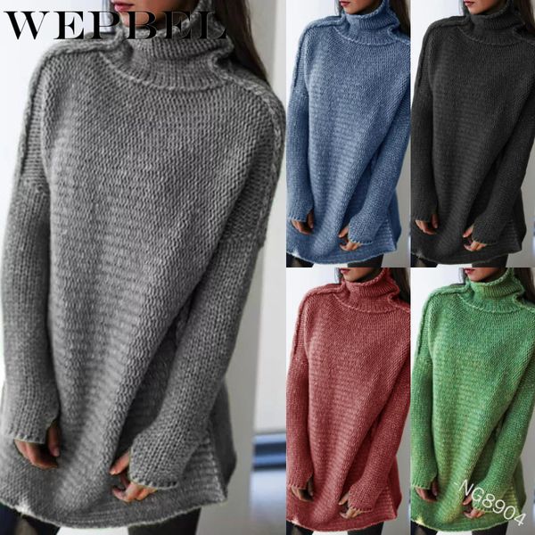 plus size women long sleeve high collar knitted sweaters autumn winter thicken knitwear pullover s-5xl q1210, White;black
plus size women long sleeve high collar knitted sweaters autumn winter thicken knitwear pullover s-5xl q1210, White;black