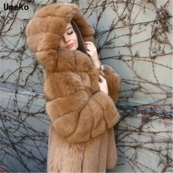 umeko 2020 new elegant faux fur women winter fashion medium long artifical fur woman warm fake coats female, Black
umeko 2020 new elegant faux fur women winter fashion medium long artifical fur woman warm fake coats female, Black