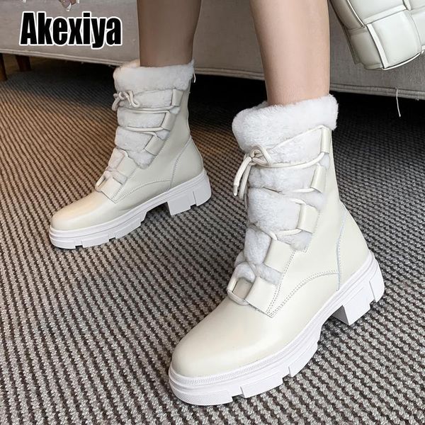 boots women winter genuine leather female ankle round toe wool lined warm snow lady fashion shoes p5371, Black
boots women winter genuine leather female ankle round toe wool lined warm snow lady fashion shoes p5371, Black