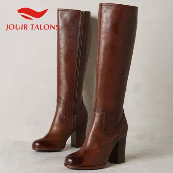 boots jouir talons shoes woman brand square thick heels solid knee slid round toe zip autumn, Black
boots jouir talons shoes woman brand square thick heels solid knee slid round toe zip autumn, Black