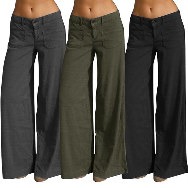 elegant wide leg pants womens summer trousers 2020 zanzea vintage button front zip turnip causal turnip plus size pantalon, Black;white
elegant wide leg pants womens summer trousers 2020 zanzea vintage button front zip turnip causal turnip plus size pantalon, Black;white