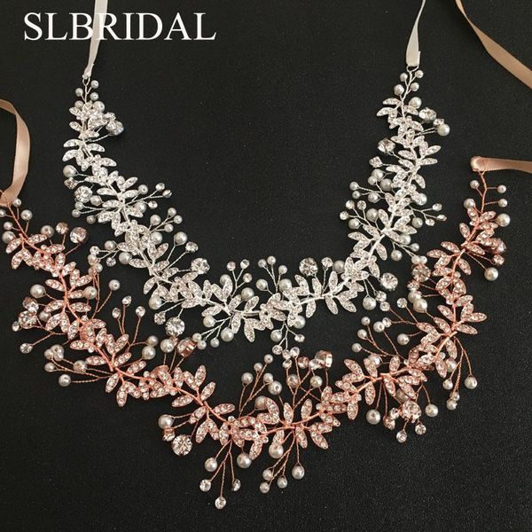 slblidal handmade clean crystal pearl цветочный лист свадебные оголовочные волосы виноградная лоза винзравственный головной уголов аксессуар, Golden;silver
slblidal handmade clean crystal pearl цветочный лист свадебные оголовочные волосы виноградная лоза винзравственный головной уголов аксессуар, Golden;silver