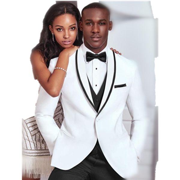 custom made suits groom tuxedo slin fit white mens groomsmen wear 2020 ing, White;black
custom made suits groom tuxedo slin fit white mens groomsmen wear 2020 ing, White;black
