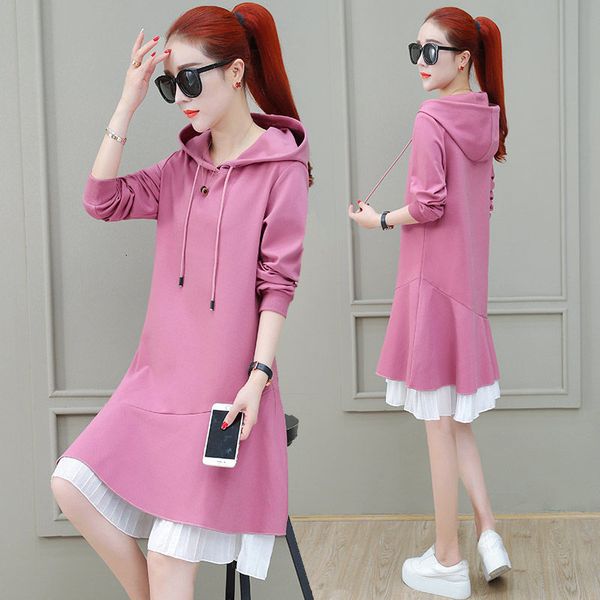 2021 new autumn winter woman's nightgown hood long divided velour basic loose frilly dress sweater party jli5, Black;gray
2021 new autumn winter woman's nightgown hood long divided velour basic loose frilly dress sweater party jli5, Black;gray