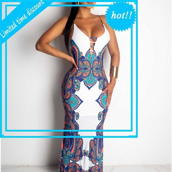 women ethnic print long spaghetti band mouwloze cut backless elegant jurk deep-v vestidos party high quality, Black
women ethnic print long spaghetti band mouwloze cut backless elegant jurk deep-v vestidos party high quality, Black