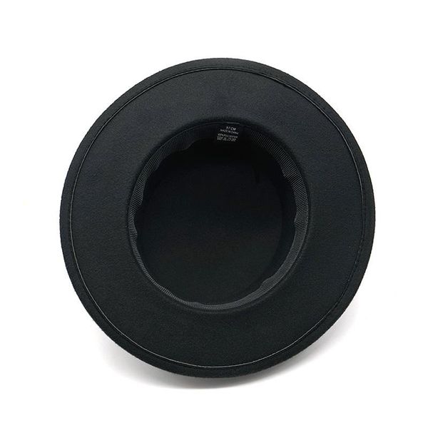 spring winter wool boater flat hat for women's felt wide brim fedora hat jazz cap classic bowler gambler hat, Black;white
spring winter wool boater flat hat for women's felt wide brim fedora hat jazz cap classic bowler gambler hat, Black;white