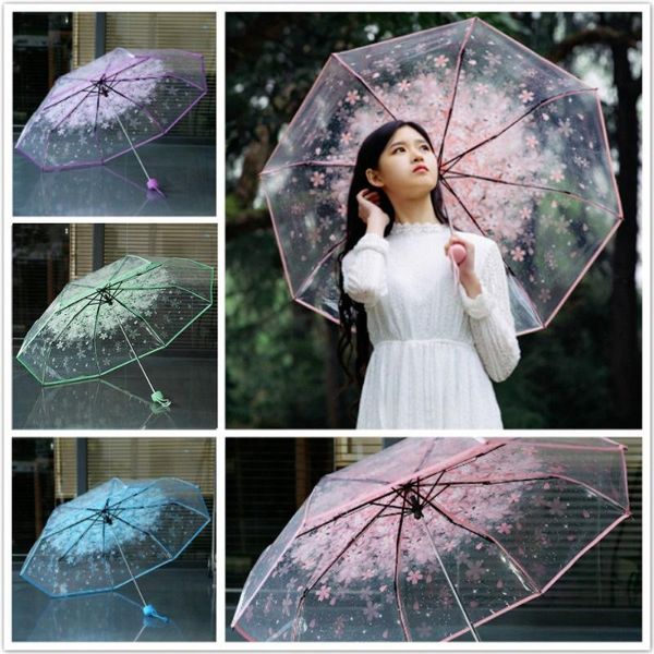 multicolor transparent umbrella cherry mushroom apollo cherry blossom creative design simple umbrella 3 fold #4m12
multicolor transparent umbrella cherry mushroom apollo cherry blossom creative design simple umbrella 3 fold #4m12