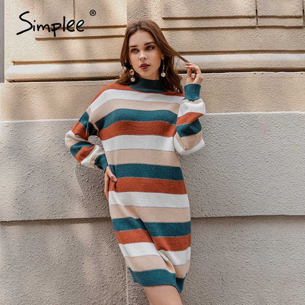 simplee knitted color stripe sweater dress jumper loose long sleeve women warm sweater elegant patchwork drop-shoulder jumper 201029, Black;gray
simplee knitted color stripe sweater dress jumper loose long sleeve women warm sweater elegant patchwork drop-shoulder jumper 201029, Black;gray