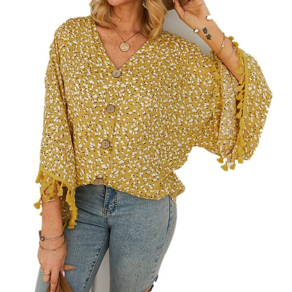 2021 new female t-shirt fashions skinny around the neck regular sleeve wave dot lady s'new shirt jh02, White
2021 new female t-shirt fashions skinny around the neck regular sleeve wave dot lady s'new shirt jh02, White
