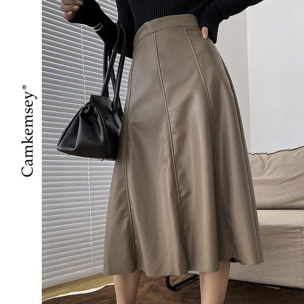 skirts good quality autumn winter pu leather long women brief solid casual high waist office lady faux a-line, Black
skirts good quality autumn winter pu leather long women brief solid casual high waist office lady faux a-line, Black
