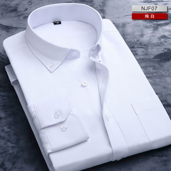 new men's shirts for spring 2021 oxford long-sleeved white shirts iron men's, White;black
new men's shirts for spring 2021 oxford long-sleeved white shirts iron men's, White;black