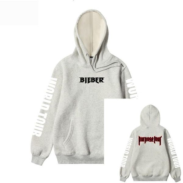 

hoodie men justin bieber purpose tour fashion print hip hop streetwear fleece cotton hoody men women pullover hoodies sweatshirt, Black