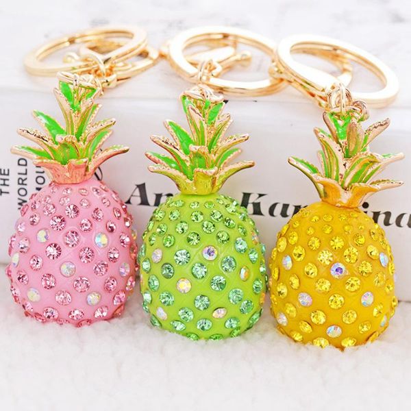 keychains pineapple fruit keyring rings fashion jewelry bag keychain crystal rhinestone charm pendant key chain gift moda, Silver
keychains pineapple fruit keyring rings fashion jewelry bag keychain crystal rhinestone charm pendant key chain gift moda, Silver