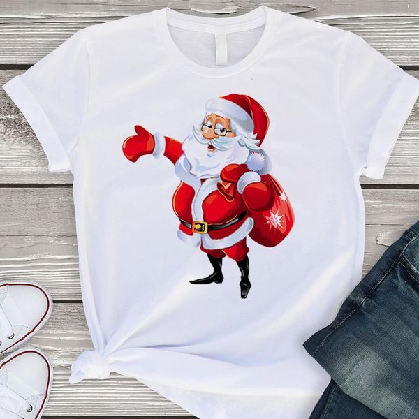 christmas clothes women t-shirt cute santa claus print harajuku fashion versatile breathable o-neck short sleeve tshirt, White
christmas clothes women t-shirt cute santa claus print harajuku fashion versatile breathable o-neck short sleeve tshirt, White