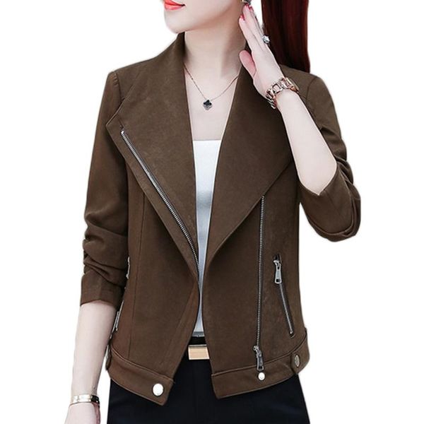 winter coat women motorcycle zippers warm lambswool bomber jacket women vintage suede parkas coats brown female jacket coat a854, Black;brown
winter coat women motorcycle zippers warm lambswool bomber jacket women vintage suede parkas coats brown female jacket coat a854, Black;brown