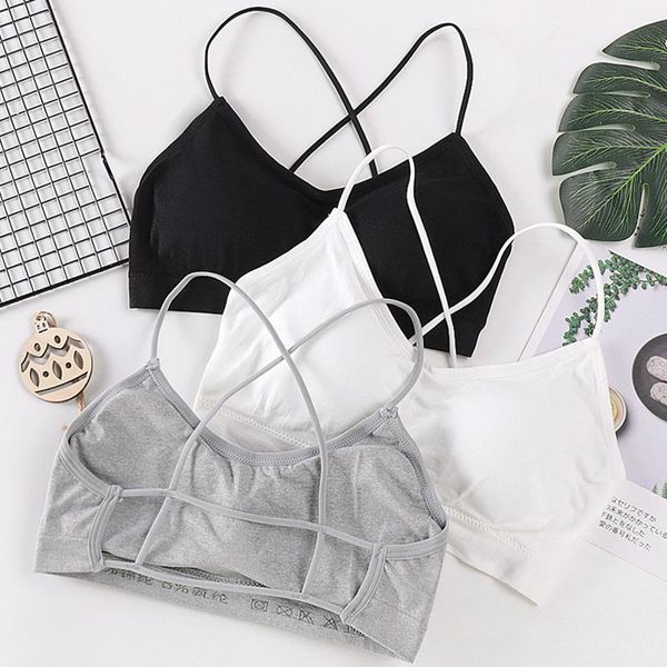 women bralette crop bandage tube bra breathable chest pad wearing sports underwear bandeau 6 colors, Black;white
women bralette crop bandage tube bra breathable chest pad wearing sports underwear bandeau 6 colors, Black;white