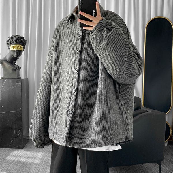 2021 cotton-quilted autumn new fine coarse-padded winter young men's clothes vbxd, Black
2021 cotton-quilted autumn new fine coarse-padded winter young men's clothes vbxd, Black