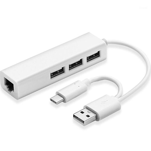usb 3.0 hub usb + type-c lan rj45 ethernet network adapter cable portable high speed data hub1
usb 3.0 hub usb + type-c lan rj45 ethernet network adapter cable portable high speed data hub1