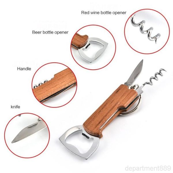 wooden handle bottle opener keychain knife pulltap double hinged corkscrew stainless steel key ring openers bar kitchen wine tool owf2769
wooden handle bottle opener keychain knife pulltap double hinged corkscrew stainless steel key ring openers bar kitchen wine tool owf2769