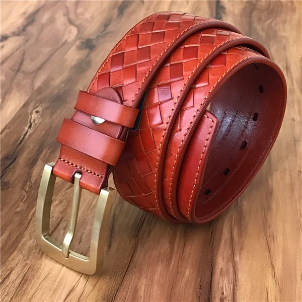 genuine leather from men's bronze buckle vintage traction belt ceinture male strap cinturon mujer mbt0272 oe6e, Black;brown
genuine leather from men's bronze buckle vintage traction belt ceinture male strap cinturon mujer mbt0272 oe6e, Black;brown
